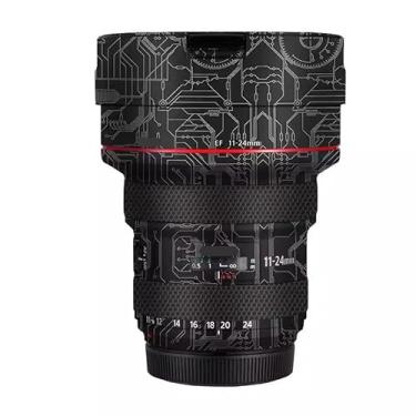 Imagem de EF 11-24 4 L II Adesivo para lente de câmera revestimento película protetora protetor corporal decalque skin para Canon EF 11-24mm F4 L II (Circuit Titanium)
