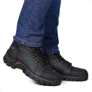 Imagem de Tênis Masculino Coturno Cano Alto Bico Pvc Solado Tratorado Frontinni-Masculino