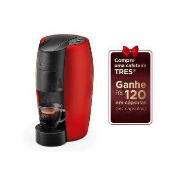 Imagem de Cafeteira Espresso LOV Vermelha Automática - TRES 3 Corações
