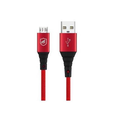 Imagem de Cabo Tech Proof Vermelho Micro USB V8 (1,2m) - Gorila Shield