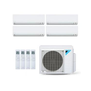 Imagem de Ar-Condicionado Multi Split Inverter Daikin 34.000 BTUs (3x Evap HW 9.000 + 1x Evap HW 18.000) Quente/Frio 220V