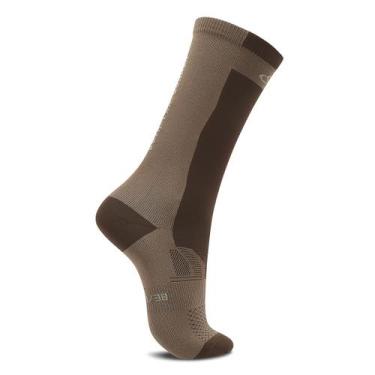 Imagem de Meia Olympikus Cano Médio, 33/38, Marrom