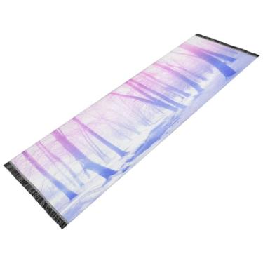 Imagem de JUZIHAI Tapete de corredor de 6 x 1,8 m, tapete antiderrapante lavável tipo linho, tapete longo macio para quarto, cozinha, entrada, lavanderia, decoração