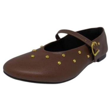 Imagem de Sapatilha Feminina Toque Metalizado e Sofisticação Sua Cia-Feminino