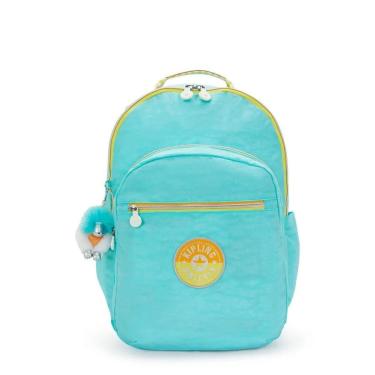 Imagem de Mochila Kipling Seoul Xl Poppy Aqua C-Feminino