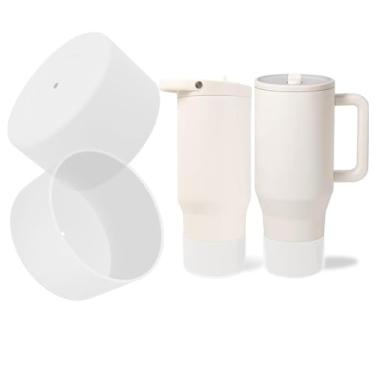 Imagem de Kaitiaki 2 peças de bota de silicone para HydroJug Traveler 1,134 g 947 g, capa inferior antiderrapante protetora para copo de aço inoxidável Hydrojug, acessórios de tampa de base de garrafa de água