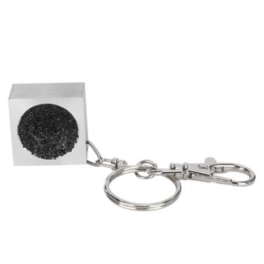 Imagem de KIMISS Mini Aparador de Ponta de Taco de Bilhar Portátil - Modelador de Taco Leve, Raspador e Ferramenta de Manutenção para de Bilhar Com Chaveiro