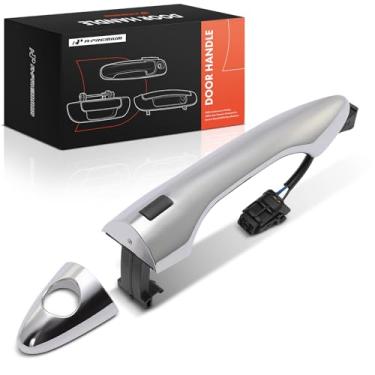 Imagem de A-Premium Maçaneta externa do lado do motorista ou do passageiro com fechadura compatível com Hyundai Tucson 2010 2011 2012 2013 2014, cromado