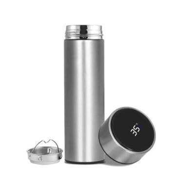 Imagem de Kit 4 Garrafa Térmica Inox Inteligente Indicador Sensor Temperatura