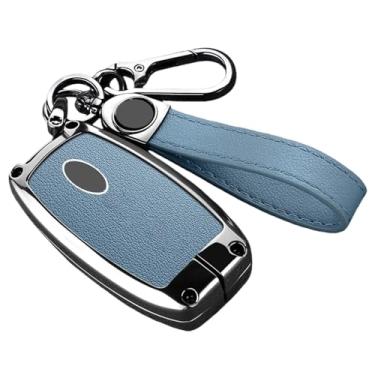 Imagem de Capa protetora para chave remota de carro, compatível com Kia Stonic/Rio 4/Optima/Sorento Prime/K5/Sportage, acessórios para chaveiro automotivo(G-blue ring)
