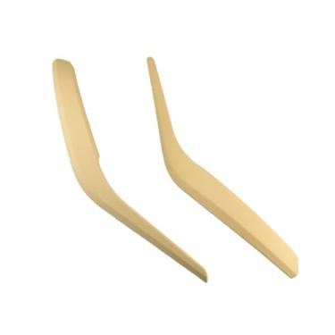 Imagem de Maçaneta do painel da porta interna do carro, tampa da guarnição, tampas das maçanetas internas do carro, lado esquerdo e direito, compatível com BMW X1 E84 2010 2011-2016(Beige-2PCS)