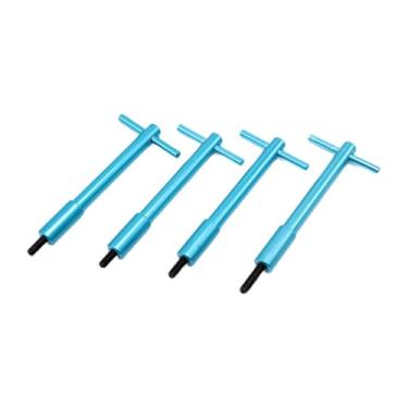 Imagem de KiBcsLic Kit com 4 parafusos de fixação da tampa de válvulas em T, peças de reposição em liga de alumínio à prova de vazamentos, para reparo e substituição da