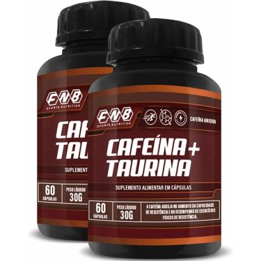 Imagem de Kit 02 Cafeina + Taurina 60 Caps 500Mg Flora Nativa-Unissex