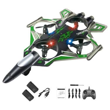Imagem de Fiocias Avião de Controle Remoto RC para, Modelo de Planador Portátil para Hobby, Jato de, Ideal para Adultos, Iniciantes, Meninos E Adole, Bateria Verde 2