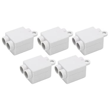 Imagem de Leapiture 5 unidades 1 em 2 saída divisor fio conector condutor de latão blocos terminais de fiação rápida de alta potência acessórios elétricos confiáveis ​​1000V 100A