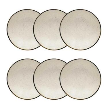 Imagem de Conjunto de Pratos Fundos 06 Peças Unni Brisa Oxford