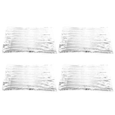 Imagem de Generic Survival Clante, Cobertor de Emergência Compacto para Animais de Estimação Leve Caminhada Multiuso (Prata)