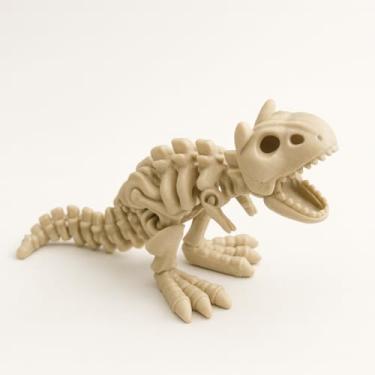 Imagem de Dinossauros Articulados Toy Art, Miniaturas e Figuras Dino 3D Colecionáveis, Brinquedos, Peças Lúdicas Decorativas, Vários Modelos, Criaturas Pré-Históricas (Carnotauros)
