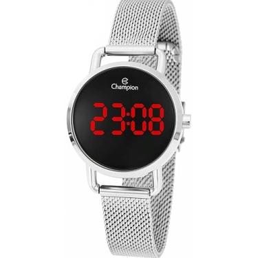 Imagem de Relógio Feminino Digital Led Prata Champion CH48199T