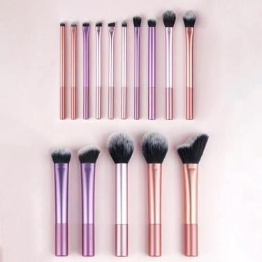 Imagem de Kit De Pincéis De Maquiagem 8/12/15 Peças Conjunto - Genérico, 15 Pinc