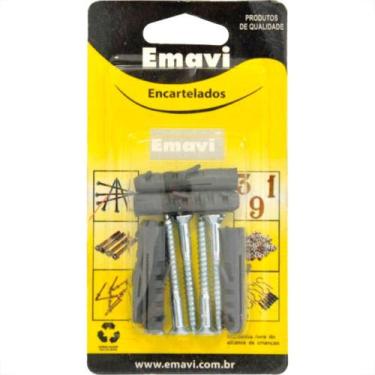 Imagem de Emavi Cartela Parafuso C/Bucha 08 C/05