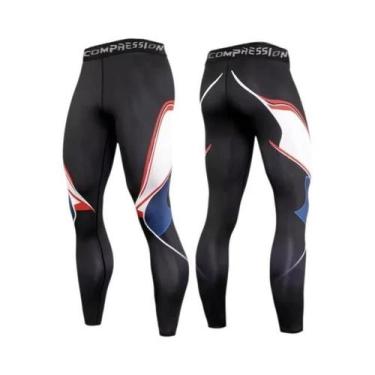 Imagem de Calças De Compressão Masculinas Casuais, Skinny, Para Treino, Academia