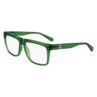 Imagem de Armação de Óculos Calvin Klein Jeans CKJ23645 300 - Verde 56-Masculino