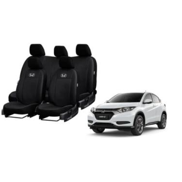 Imagem de Conjunto Capas de Couro HR-V 15-24 Proteção Contra Rasgo Sujeira Líqui