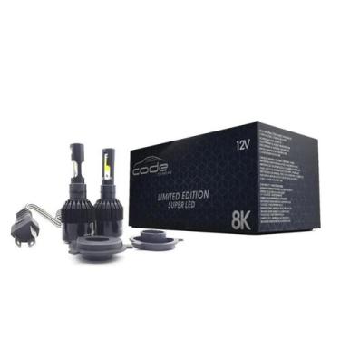 Imagem de Kit Lampada H4 Super Led 8000k 12v Tech One