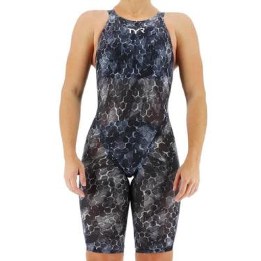 Imagem de Traje De Competição Maiô Avictor 2.0 Closed Back Tyr, 24, Preto, Cinza