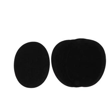 Imagem de Newmind 3 pares de tecido de camurça cotovelo/joelho patch de ferro para conserto de roupas - preto