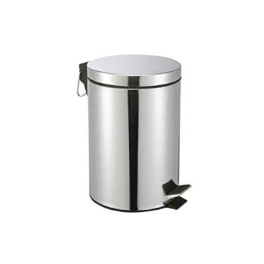 Imagem de Cesto De Lixo 3L Aço Inox Com Pedal Banheiro Cozinha Clink