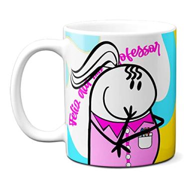 Imagem de Caneca Flork Meme Feliz Dia Dos Professores Profeee Presente (Branca)