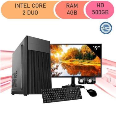 Imagem de Computador  Intel Core 2 Duo E8400 4Gb De Ram Hd 500 Gb Kit Multimídia