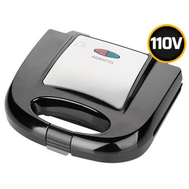 Imagem de Grill Sanduicheira Eletrica Antiaderente 750w 110v Preta