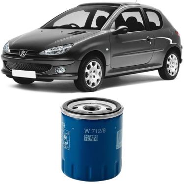 Imagem de Filtro Óleo Peugeot 206 306 307 93 A 2008 Mann-filter W712/8