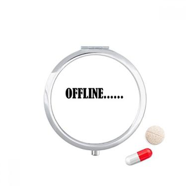 Imagem de Elegante caixa de comprimidos off-line com personagens de bolso, caixa de armazenamento de remédios