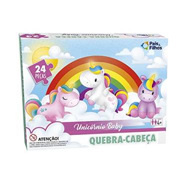 Imagem de Pais & Filhos - Quebra Cabeça Unicórnio Baby, 24 Pçs, Sortidas