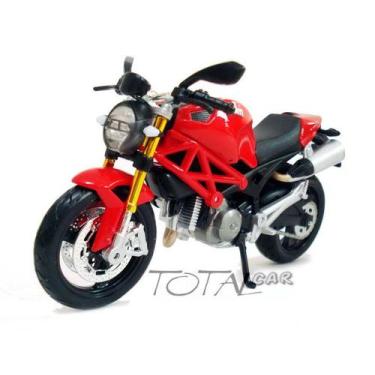 Imagem de Ducati Monster 696 1:12 Maisto Vermelha