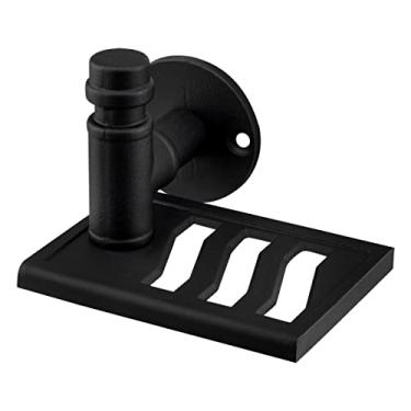 Imagem de Saboneteira de Parede Banheiro Industrial Preto Fosco Living 700 Fani