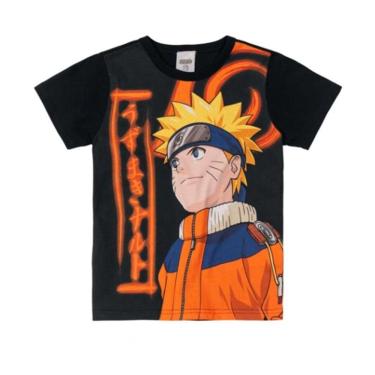 Imagem de Brandili Camiseta Malha Naruto Preto