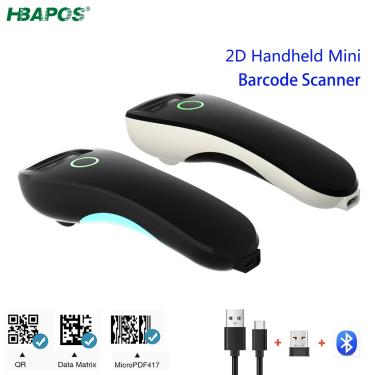 Imagem de Sem fio Handheld Barcode Scanner  Handheld Pocket QR Bar Code  Data Matrix Reader para pagamento