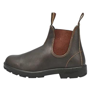Imagem de Blundstone Bota sem cadarço 500, Couro marrom Stout, 9.5 Women/7 Men