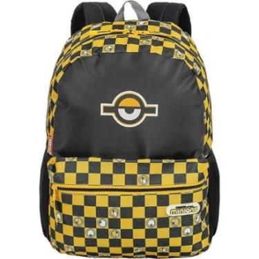 Imagem de Mochila de Costas Sestini Minions M Plus Chess Colorido-Masculino