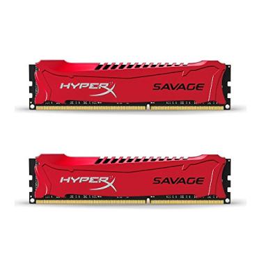 Imagem de Kit Kingston HyperX Savage 16 GB (2 x 8 GB) 1866 MHz DDR3 Non-ECC CL9 DIMM XMP (HX318C9SRK2/16)