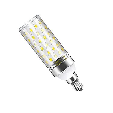 Imagem de Lâmpadas de milho LED E12, 3000K branco quente, lâmpada de milho 16W 1500LM, equivalente à lâmpada incandescente de 120W, luz de milho LED não regulável para iluminação de casa de garagem de escritório (pacote com 1)