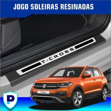 Imagem de Jogo Soleira Volkswagen Tcross Resinada Premium Kit 8 Peças - Proper A