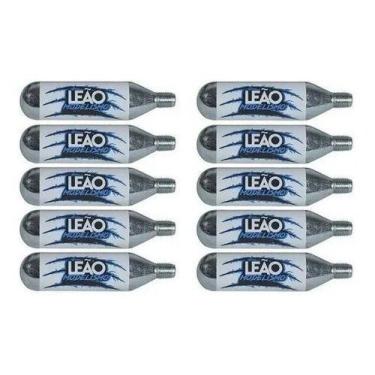 Imagem de Co2 16g Cilindro Pneu Bicicleta Speed 10 Unidades - prata - LEAO