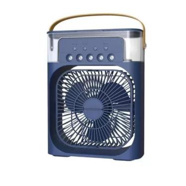 Imagem de Mini Refrigerador Climatizador Portátil Umidificador Air Cooler Fan - 