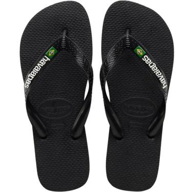 Imagem de Chinelo Dedo Unissex Casual Clássico Borracha Havaianas Brasil Logo